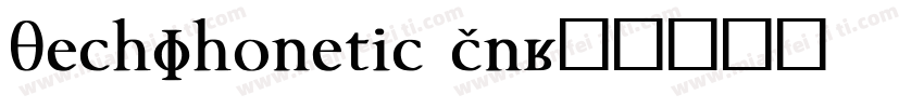 TechPhonetic Cn字体转换